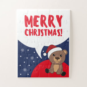 Bear Frohe Weihnachten Winter Tiere Bären