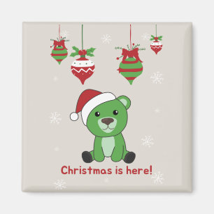 Bear Frohe Weihnachts Winter Tiere Bears Magnet