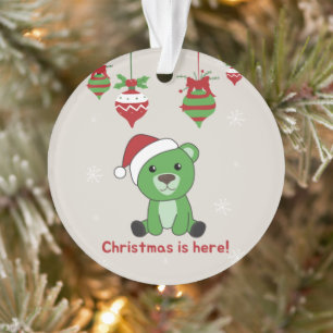 Bear Frohe Weihnachts Winter Tiere Bears Ornament