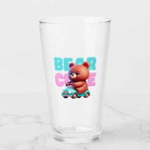 Bear Fun Glass Cup Glas