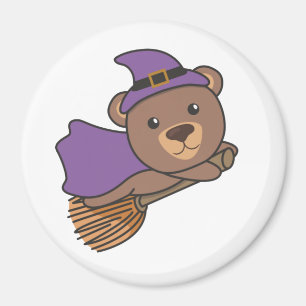 Bear Halloween Hexenkind Hexen Kostüm Magnet