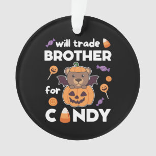 Bear Halloween Trade Brother For Candy Ornament