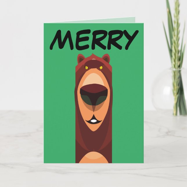 BEAR HUG CHRISTMAS CARDS KARTE (Vorderseite)