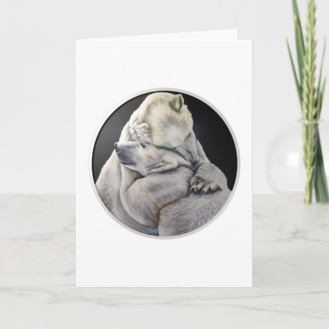 Bear Hug Karte (Vorderseite)