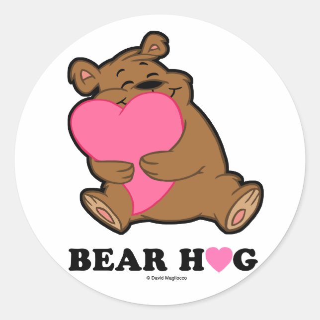 Bear Hug Stickers (Vorderseite)