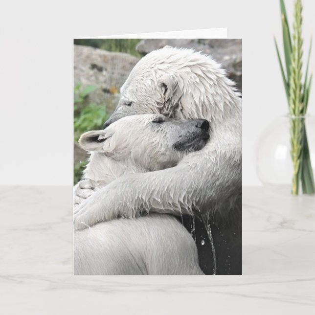 Bear Hugs Friendship Karte (Vorderseite)