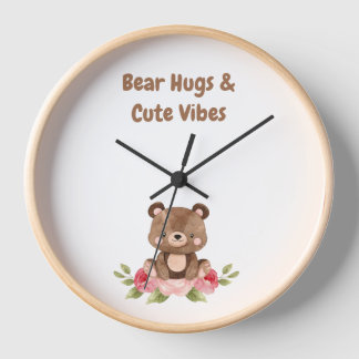 Bear Hugs und Niedliche Vibes Uhr