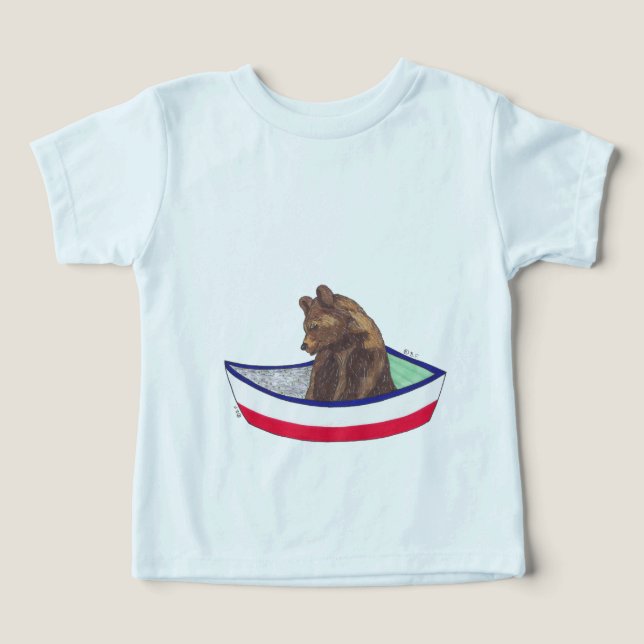 BEAR IN A BOAT (Design Vorderseite)