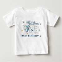Bear in Balloon Baby Fine Jersey T - Shirt