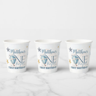 Bear in einem Ballon 236 ml Paper Cups Pappbecher