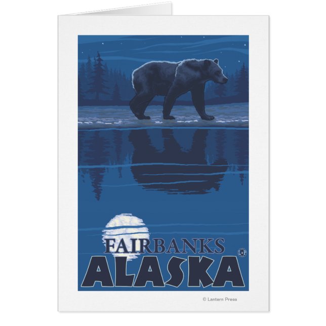 Bear in Moonlight - Fairbanks, Alaska (Vorne)