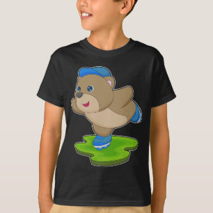 Bear Inline Skaten Roller Skate T-Shirt