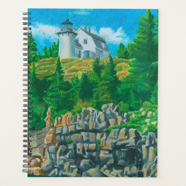 Bear Island Leuchtturm-Gemälde Planer (Vorderseite)