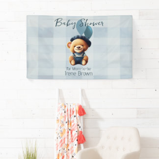 Bear Jean Baby shower Bannière horizontale