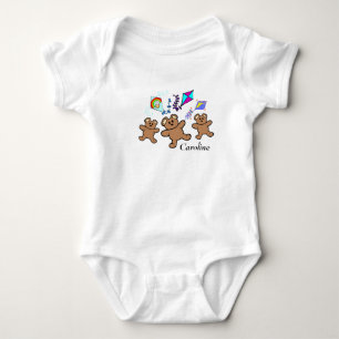 Bear & Kites Name Bodysuit Baby Strampler