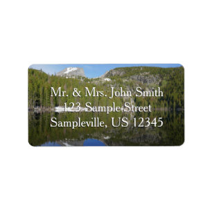 Bear Lake Reflection I Adressaufkleber