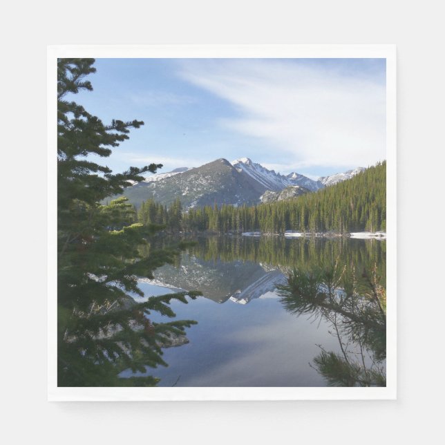 Bear Lake Reflection III Serviette (Vorderseite)
