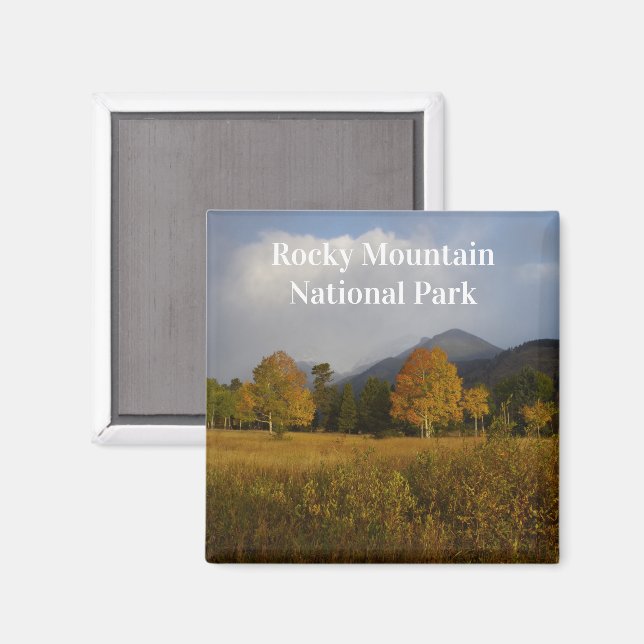 Bear Lake Road Rocky Mountain National Park Magnet (Vorderseite/Rückseite)