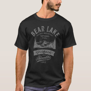 Bear Lake Rocky Mountain Nationalpark gestört T-Shirt