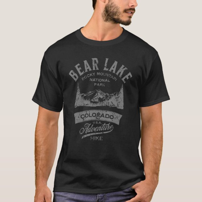 Bear Lake Rocky Mountain Nationalpark gestört T-Shirt (Vorderseite)