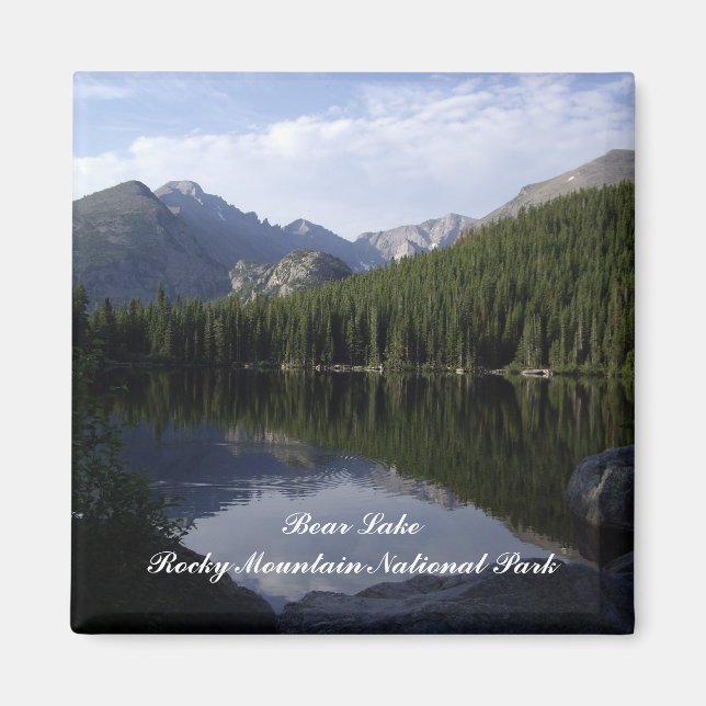 Bear Lake Rocky Mountain Nationalpark Magnet (Vorne)