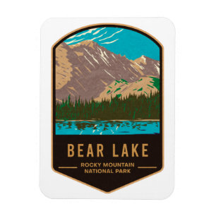 Bear Lake Rocky Mountain Nationalpark Magnet