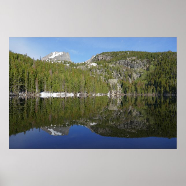 Bear Lake Spiegelung I Poster (Vorne)