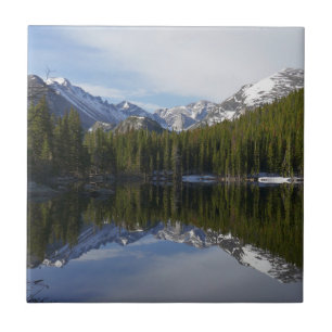 Bear Lake Spiegelung II Fliese