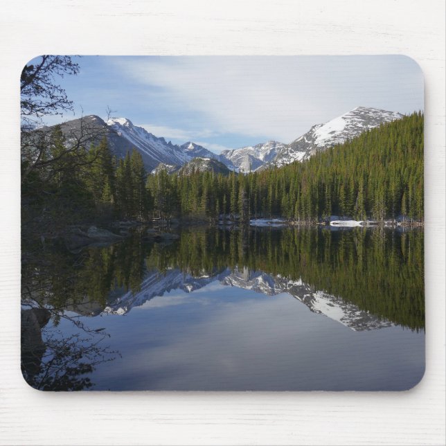 Bear Lake Spiegelung II Mousepad (Vorne)