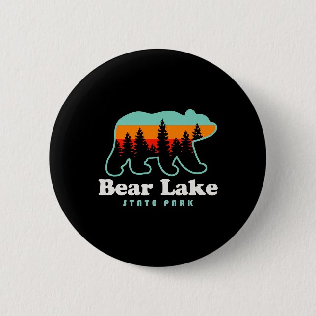 Bear Lake State Park Camping Utah Wandern  Button (Vorderseite)