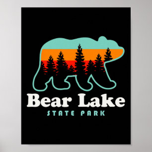 Bear Lake State Park Camping Utah Wandern Poster