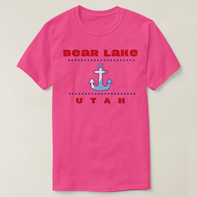 Bear Lake Utah Anchor TShirt (Design vorne)