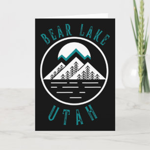 Bear Lake Utah Berg Skifahren Wandern Angeln Boot Karte