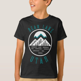 Bear Lake Utah Berg Skifahren Wandern Angeln Boot T-Shirt