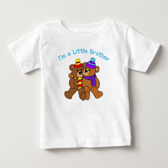 Bear Lil Bro Baby T-shirt (Vorderseite)