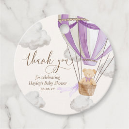 Bear Lilac Bearly Wait Teddy Bear Lilac Dankeschön Geschenkanhänger