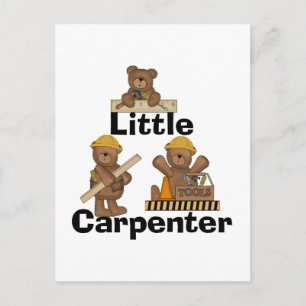 Bear Little Carpenter Tshirts and Gifts Postkarte