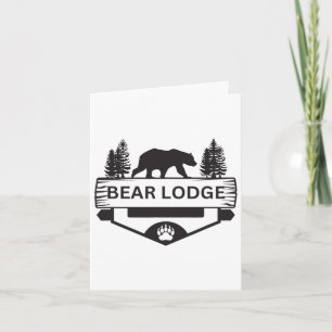 Bear Lodge Wyoming Wildlife Bär Wandern Camping Sk Karte