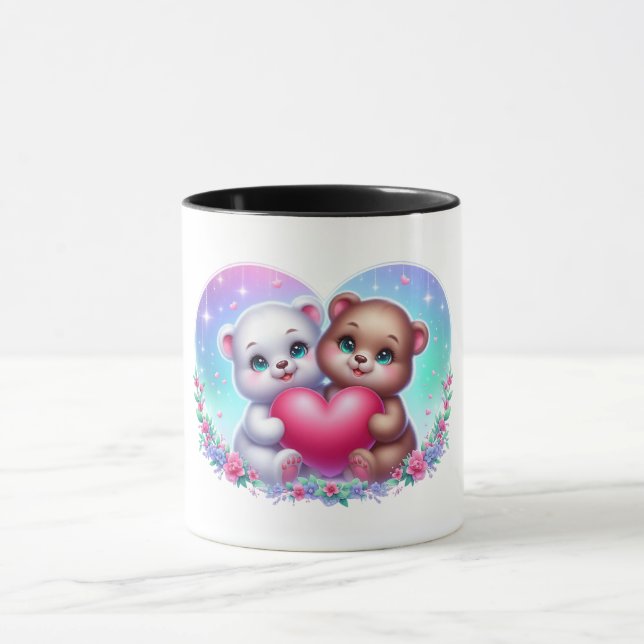 Bear love Mug Tasse (Zentrum)