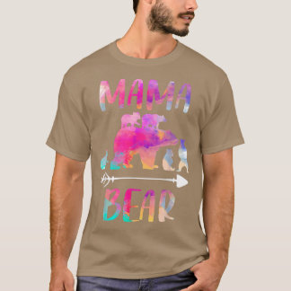 Bear Matching Family Outfits, Funny Mama Bear Five T-Shirt