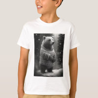 Bear mit einem gemütlichen Pullover