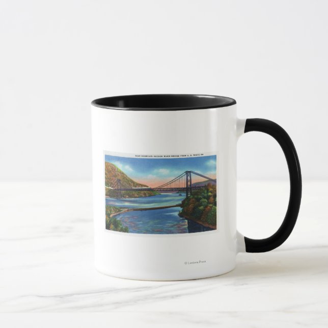 Bear Mountain Hudson River Bridge Tasse (Rechts)