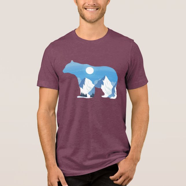 Bear Mountain Moon Tshirt (Vorderseite)