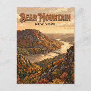 Bear Mountain State Park New York Postkarte