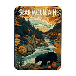 Bear Mountain State Park New York Reise Vintage Magnet
