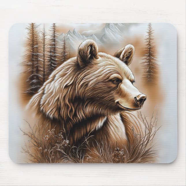 Bear Mouse PAd Mousepad (Vorne)