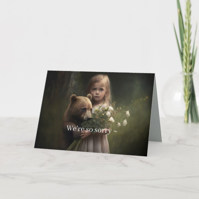 BEAR n GIRL BEKOMMEN GUTE KARTE (Vorderseite)