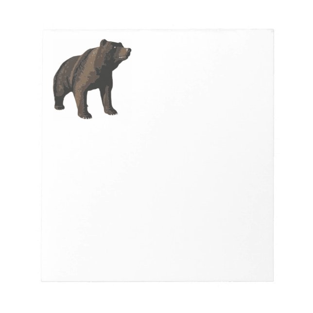 Bear Notepad Notizblock (Vorderseite)