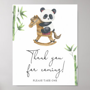 Bear Panda - Danke, dass Sie kommen Poster