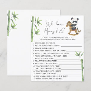 Bear Panda Wer Mommy am besten kennt